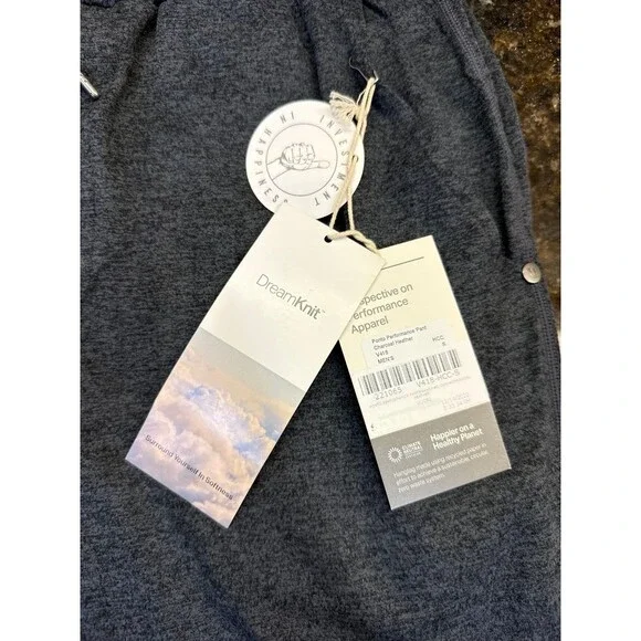 Vuori Ponto Performance Pant Charcoal Heather Size S NWT - Picture 3 of 5